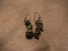 Boucles d'oreilles chips turquoise africaine