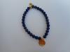 Bracelet Lapis lazuli Arbre de vie plaqué or