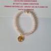 bracelet quartz rose arbre de vie Plaqué or