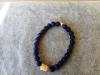 Bracelet Lapis lazuli bouddha 8 mm mat