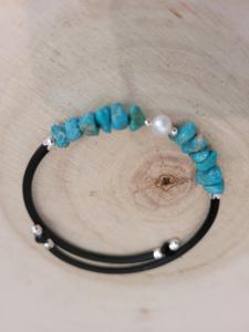 Bracelet turquoise 1 rang perles