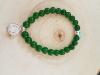 Bracelet jade de chine 8 mm bouddha